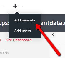 Create a site before you install the hotjar template.