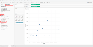 Use the analytics icon in the marks in Tableau
