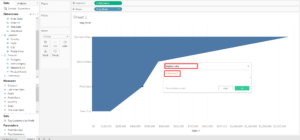 a calculated field will be the second side of your funnel chart in Tableau