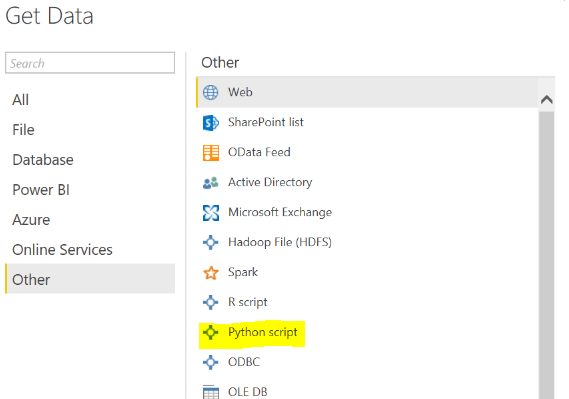 Use Python to scan and load PDF in Power Bi